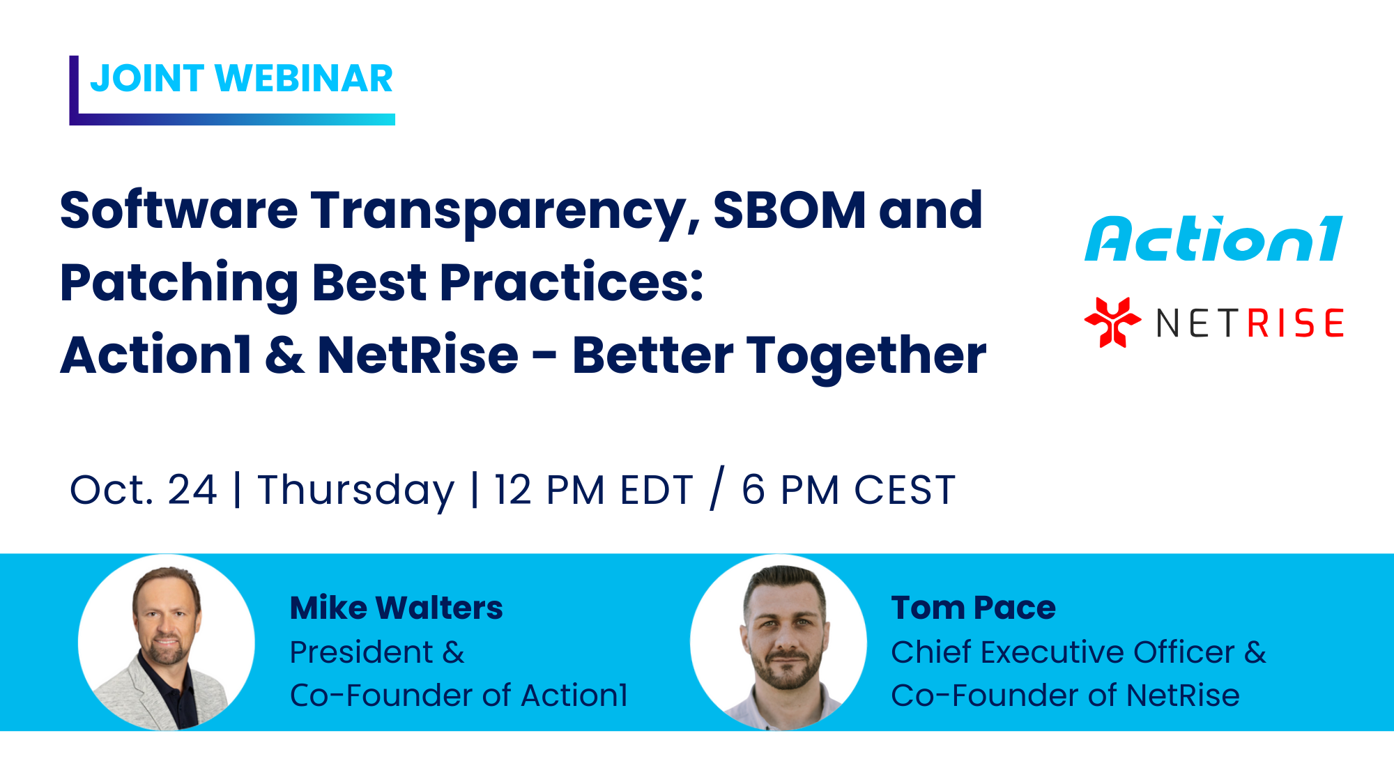 Enhancing Software Security: SBOM Transparency and Patching Best Practices with NetRise & Action1